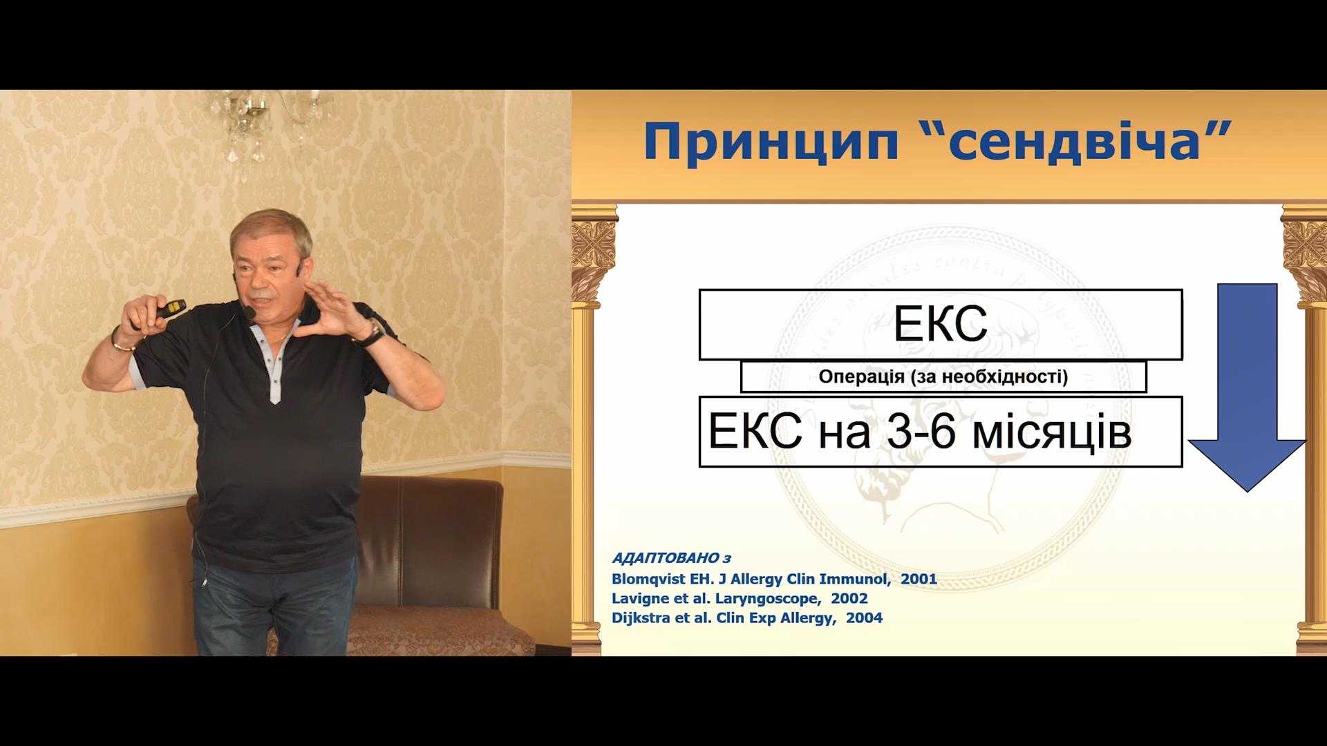 Тривалість лікування КГ та принцип «сендвіча»