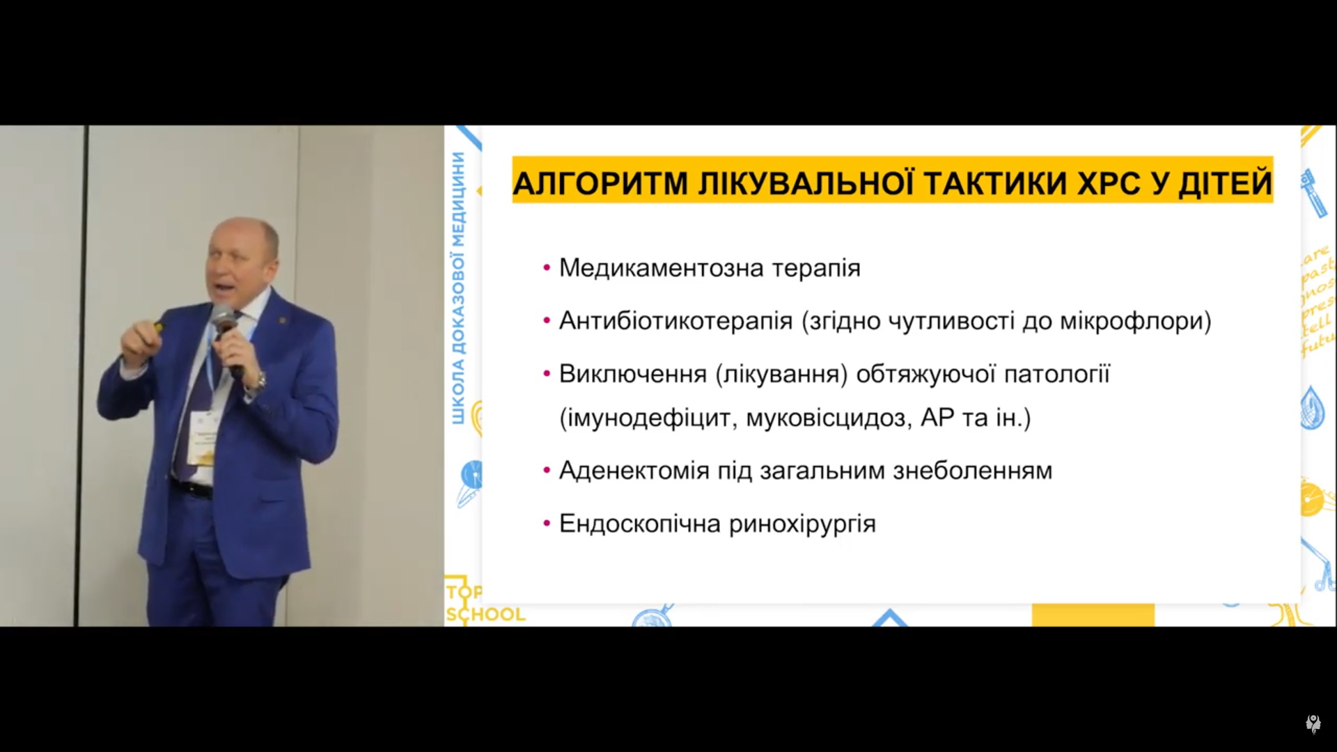 Алгоритм лікувальної тактики ХРС у дітей