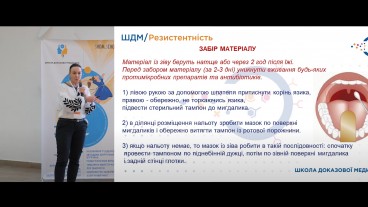 Обстеження пацієнтів з підозрою на інфекційний тонзиліт