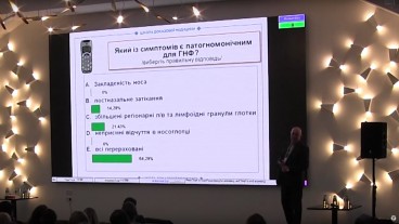 Симптоматичні особливості назофарингіту