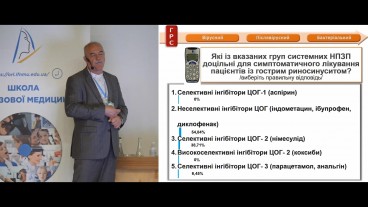 Системні НПЗП при симптоматичному лікуванні гострого риносинуситу