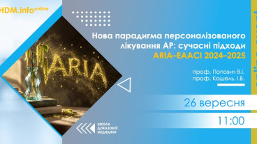 Нова парадигма персоналізованого лікування АР: сучасні підходи ARIA–EAACI 2024–2025